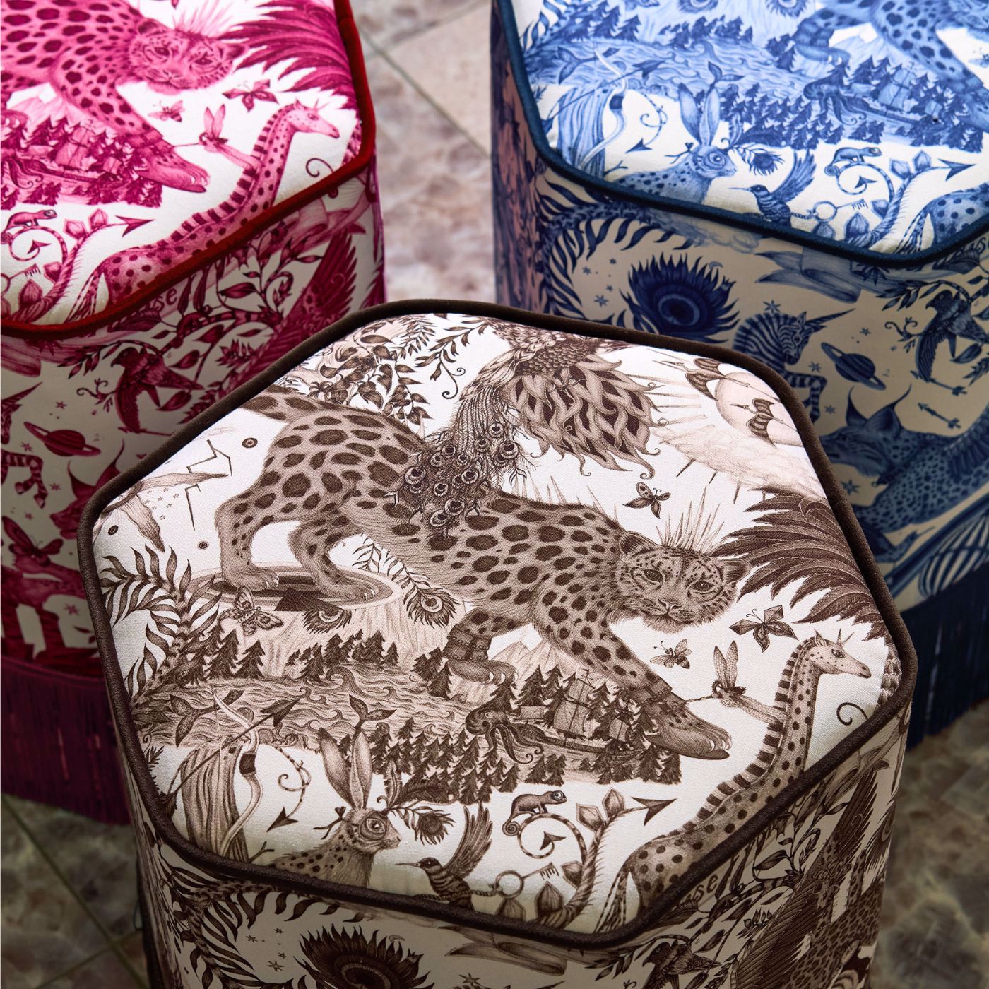 Clarke & Clarke Paradise Lost Sepia