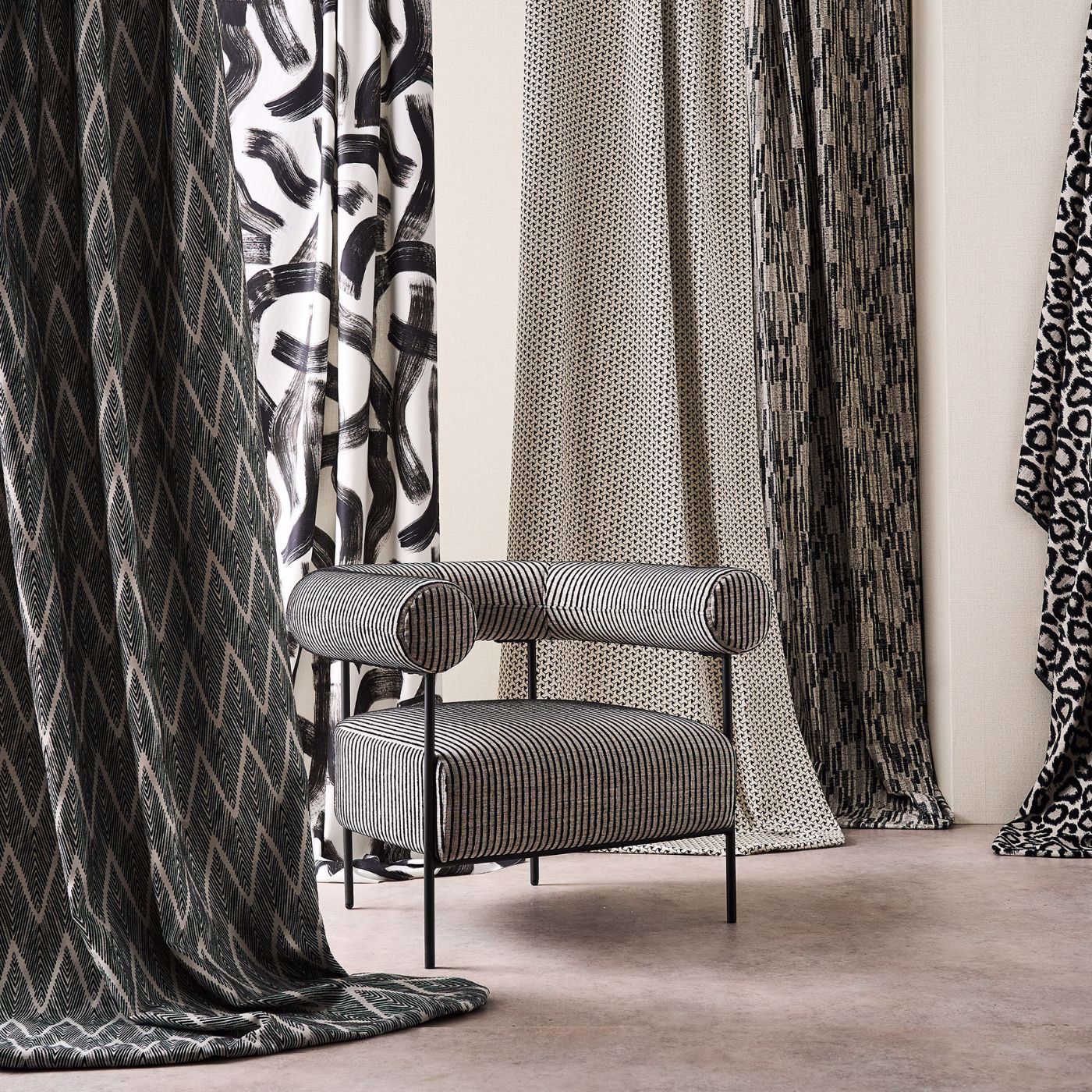 Clarke & Clarke Malevich Ink