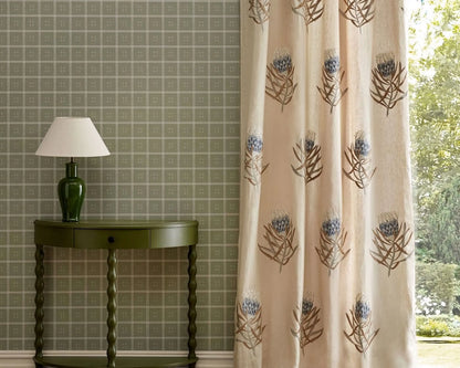 Sanderson Protea Flower Daffodil/Natural