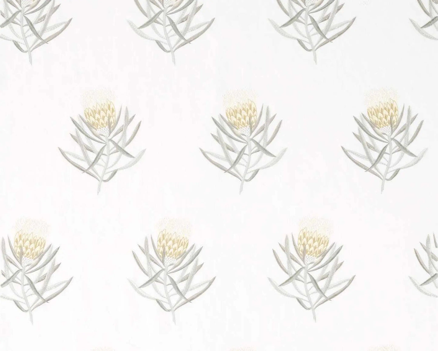 Sanderson Protea Flower Daffodil/Natural
