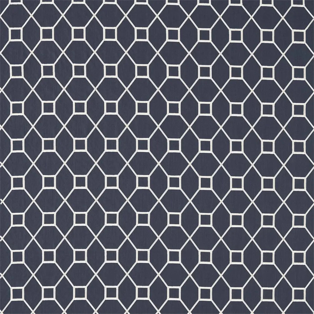 Sanderson Baroque Trellis Indigo