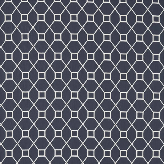 Sanderson Baroque Trellis Indigo
