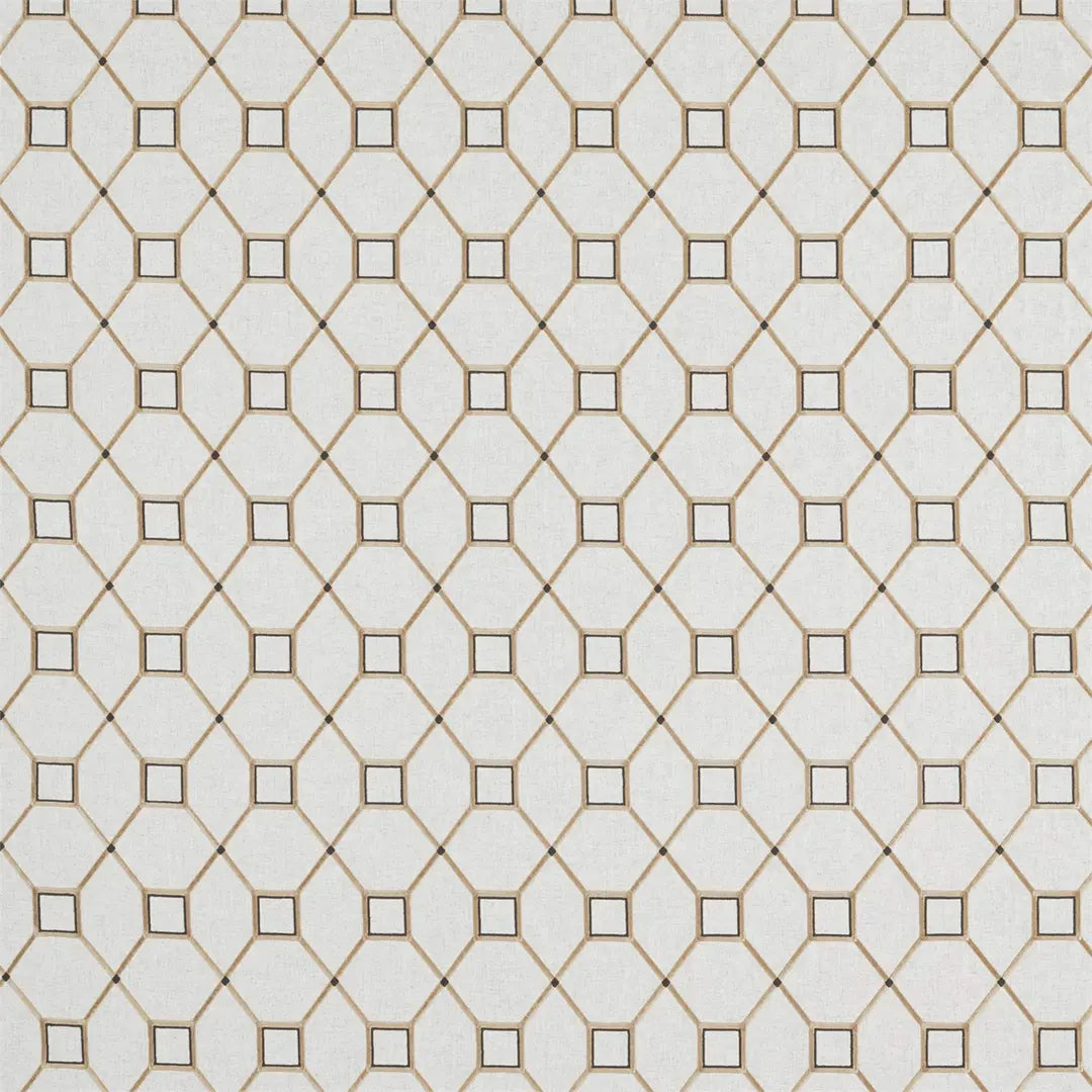 Sanderson Baroque Trellis Charcoal/Gold