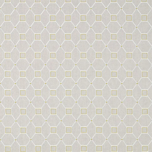 Sanderson Baroque Trellis Daffodil/Linen