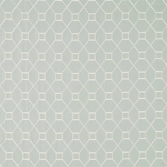 Sanderson Baroque Trellis Wedgwood/Chalk