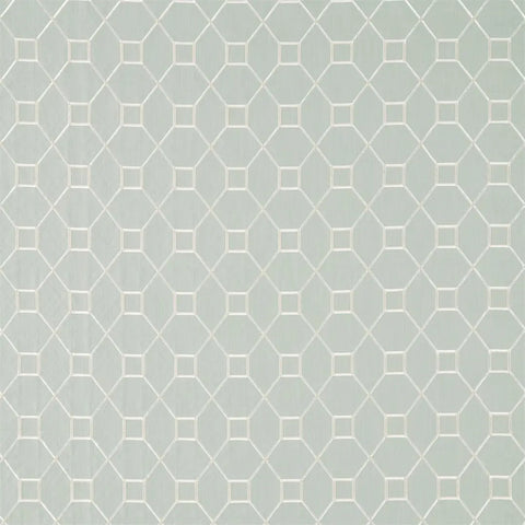 Sanderson Baroque Trellis Wedgwood/Chalk