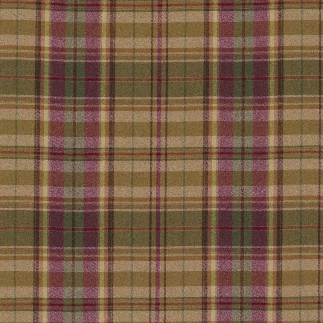 Sanderson Byron Caramel/Burgundy