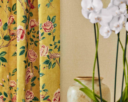 Sanderson Andhara Saffron/Teal