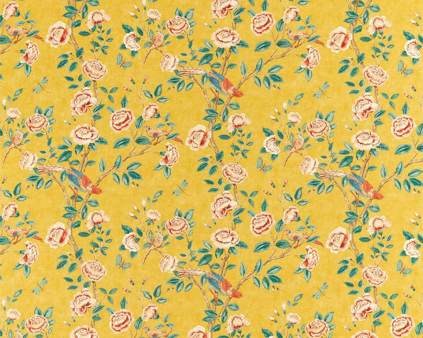 Sanderson Andhara Saffron/Teal