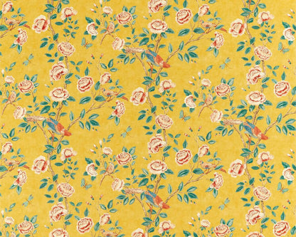 Sanderson Andhara Saffron/Teal