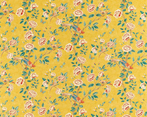 Sanderson Andhara Saffron/Teal