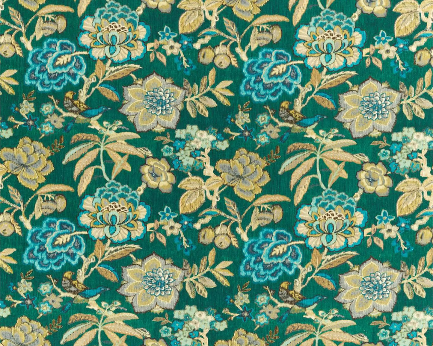 Sanderson Indra Flower Emerald
