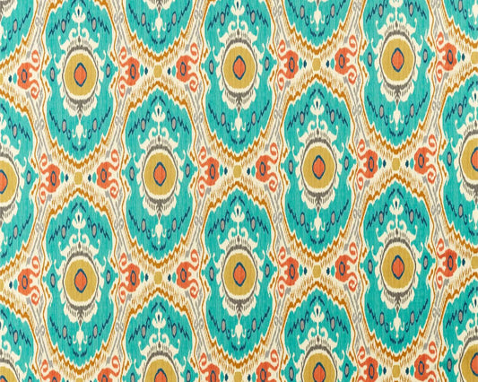 Sanderson Niyali Teal/Saffron