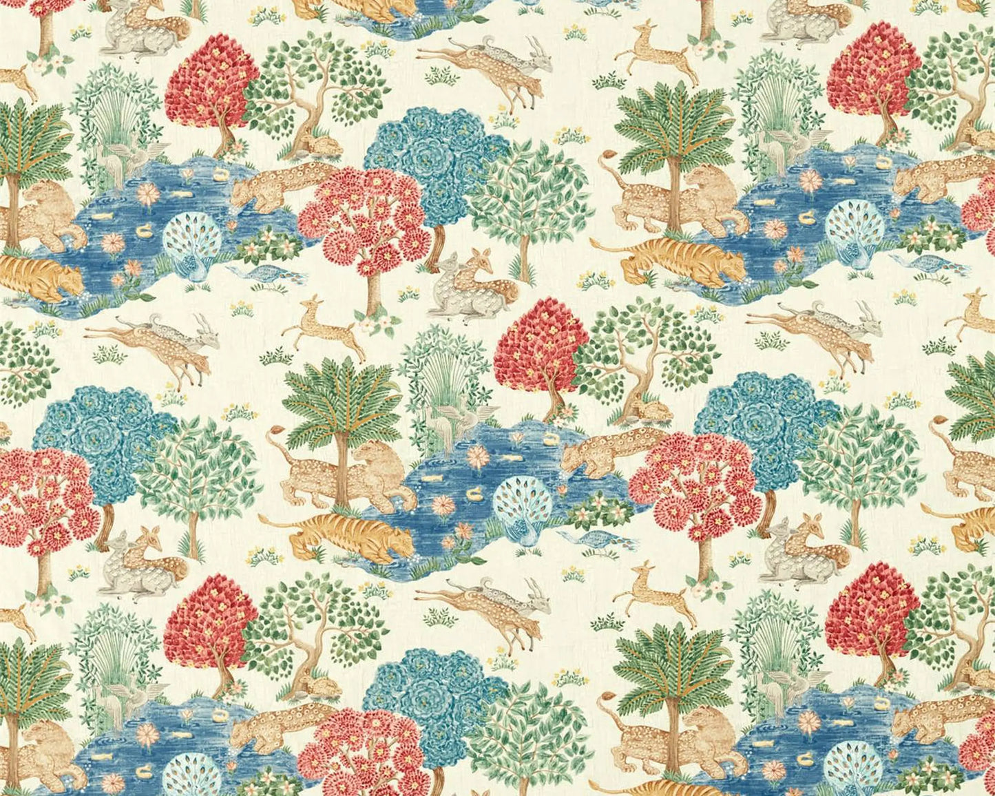 Sanderson Pamir Garden Cream/Indigo