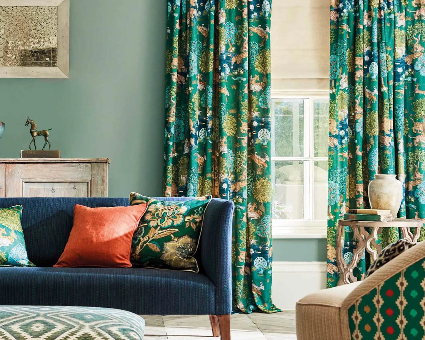 Sanderson Pamir Garden Teal