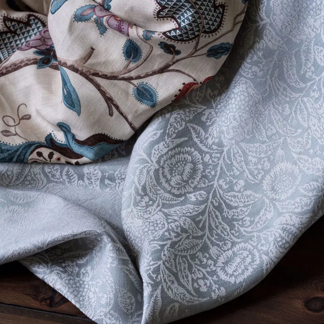 Sanderson Annandale Weave Wedgwood/Ivory