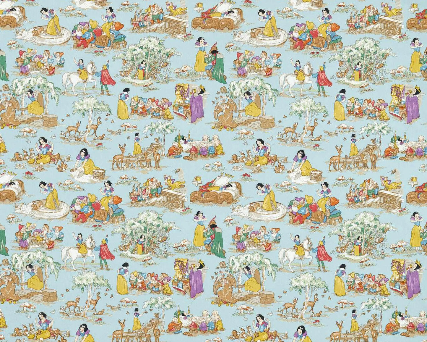 Sanderson Snow White Puddle Blue