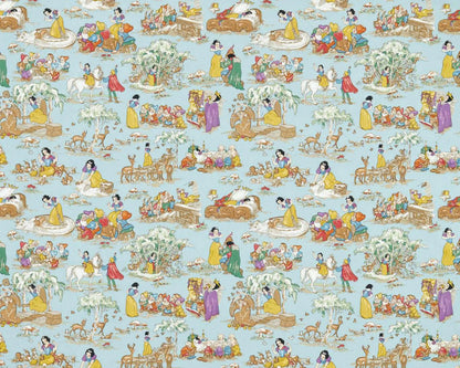 Sanderson Snow White Puddle Blue