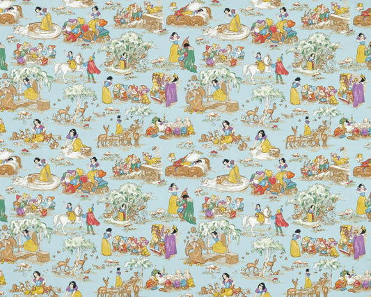 Sanderson Snow White Puddle Blue