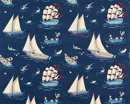 Sanderson Donald Nautical Night Fishing