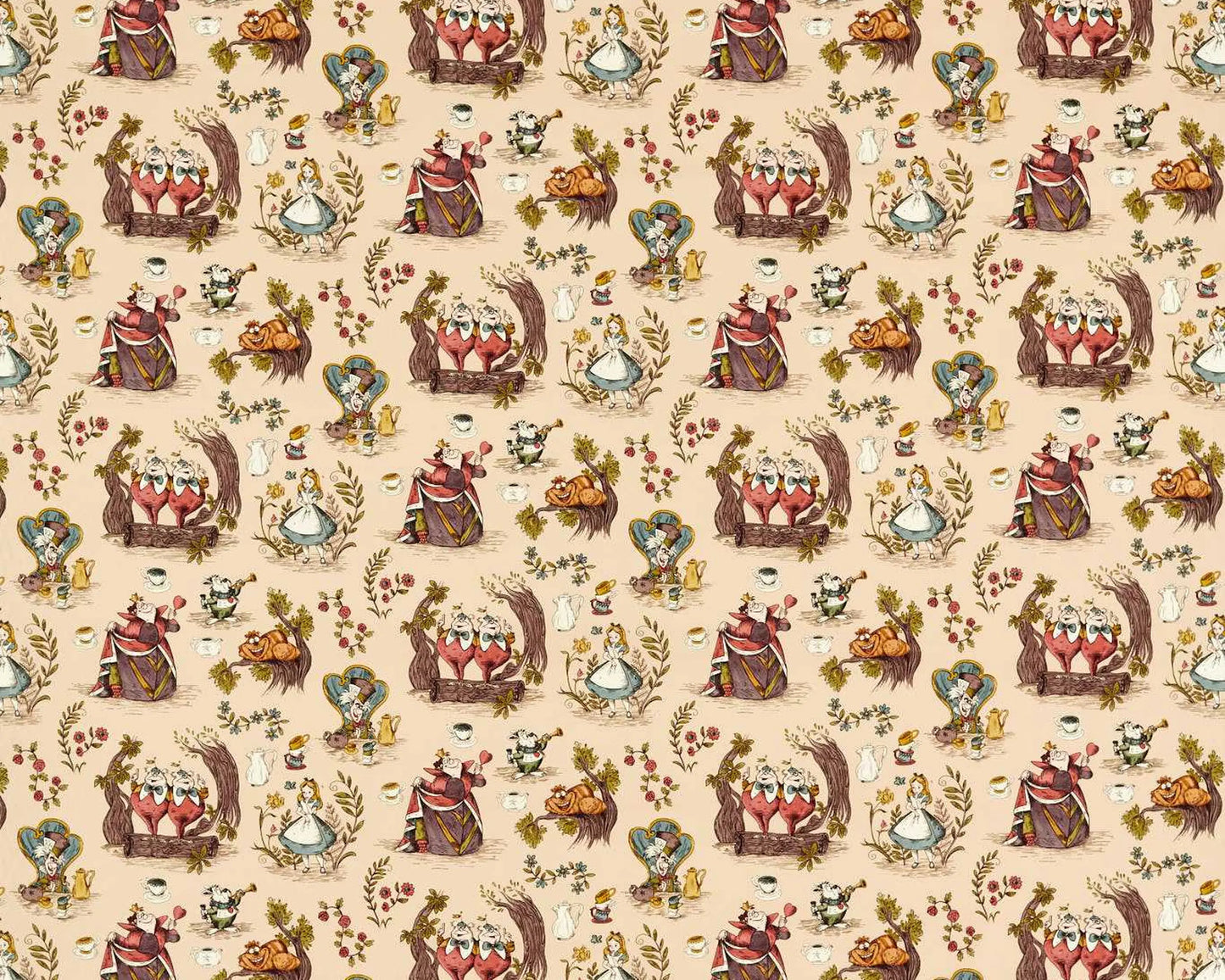 Sanderson Alice In Wonderland Caramel