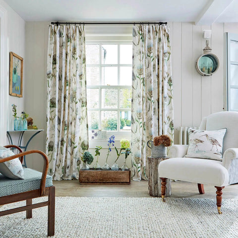 Sanderson Thistle Garden Ochre/Olive