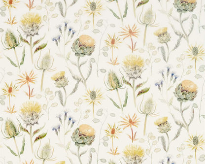 Sanderson Thistle Garden Ochre/Olive