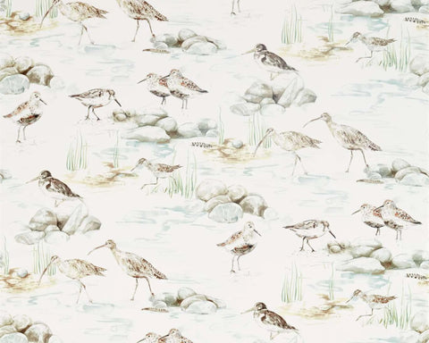 Sanderson Estuary Birds Mist/Ivory