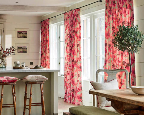 Sanderson Embleton Claret/Linen