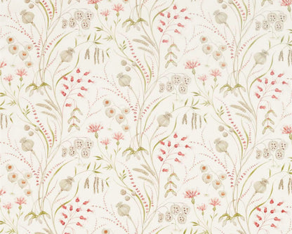 Sanderson Summer Harvest Claret/Olive