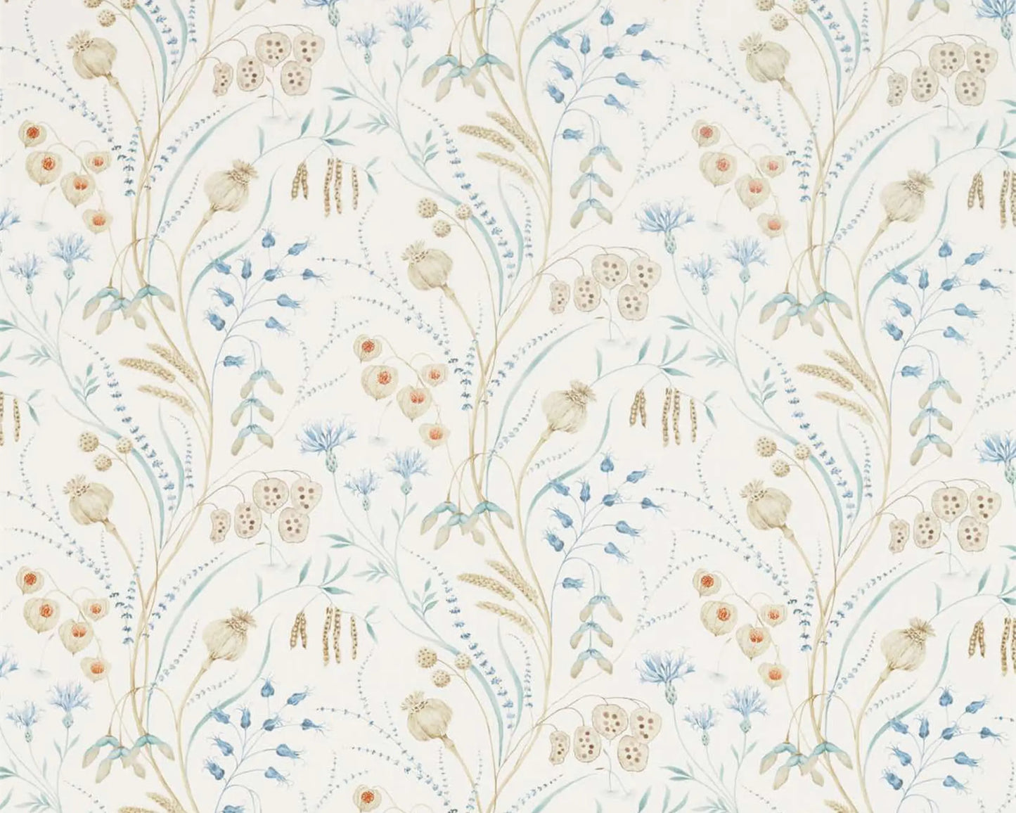 Sanderson Summer Harvest Cornflower/Wheat