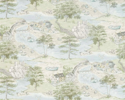 Sanderson Sea Houses Tidewater Blue