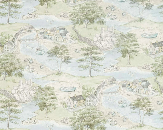 Sanderson Sea Houses Tidewater Blue