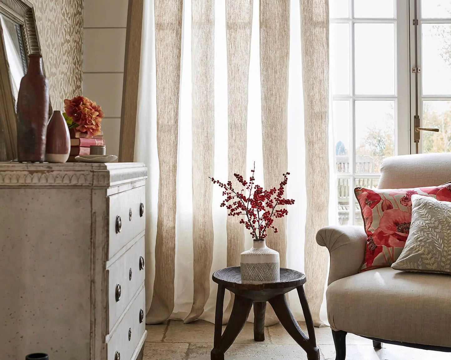 Sanderson Kielder Stripe Linen