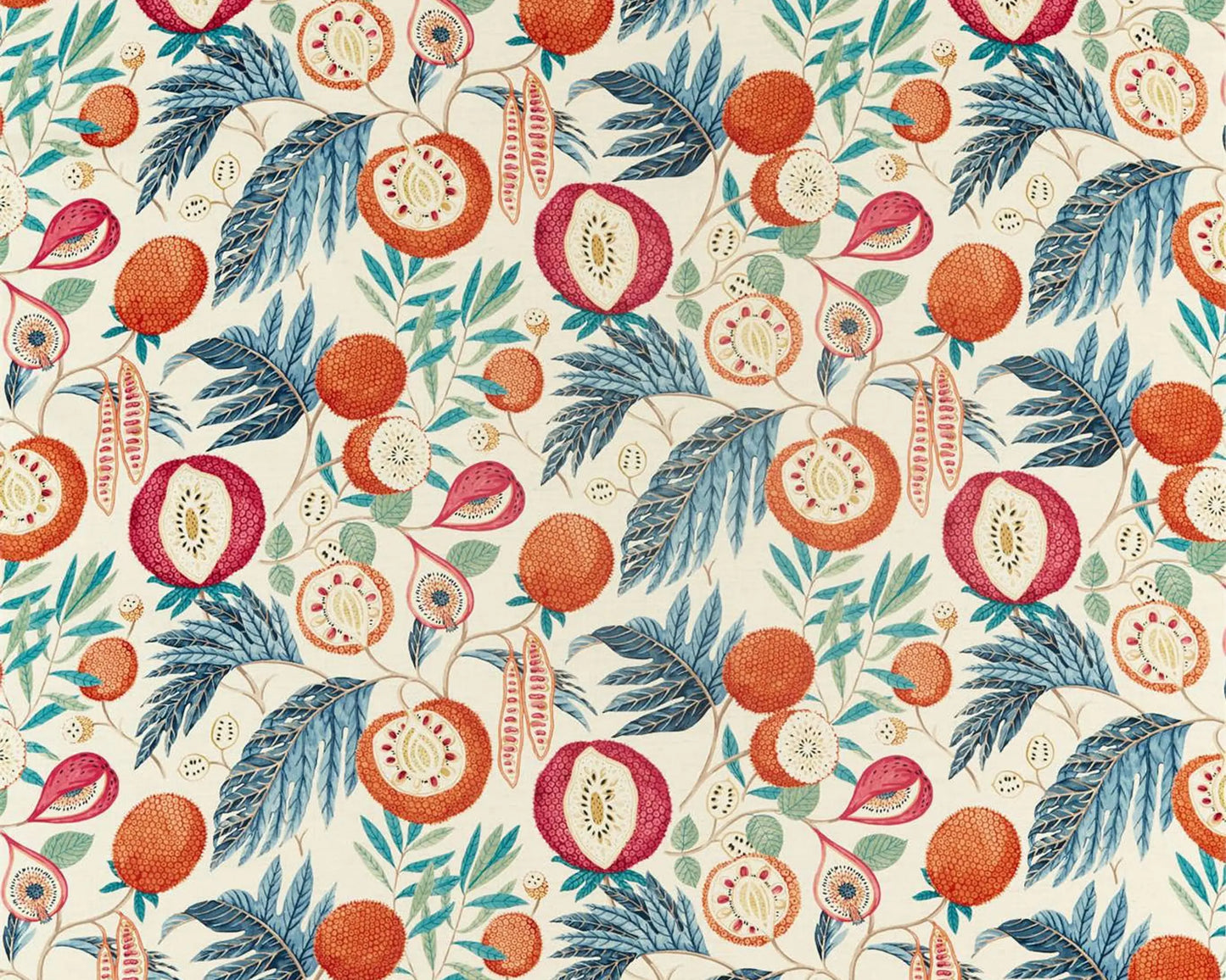 Sanderson Jackfruit Indigo/Rambutan