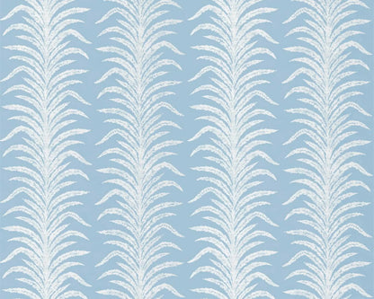 Sanderson Tree Fern Weave Crusoe Blue