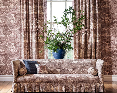 Sanderson Highgrove Toile Yew Green