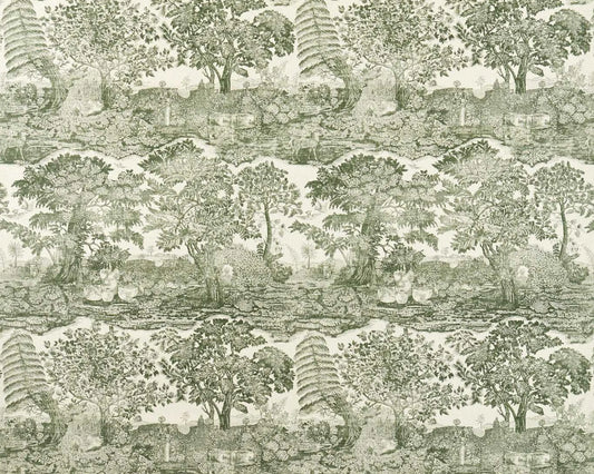 Sanderson Highgrove Toile Yew Green