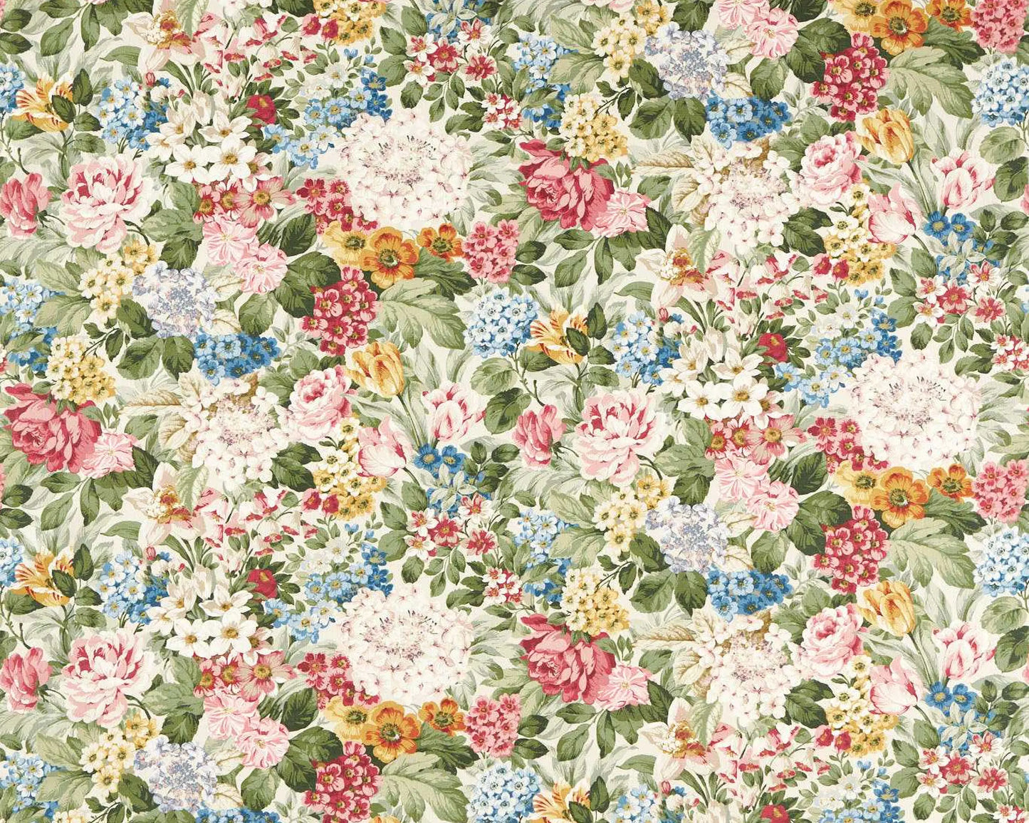 Sanderson Hydrangea & Rose Chintz
