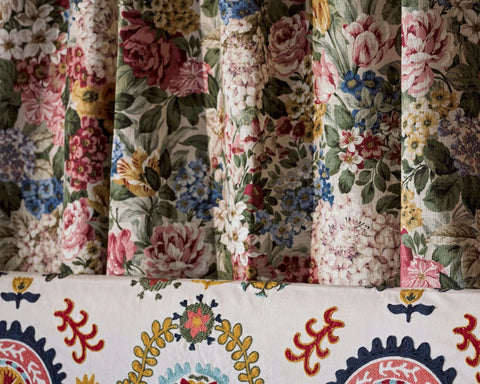 Sanderson Hydrangea & Rose Chintz