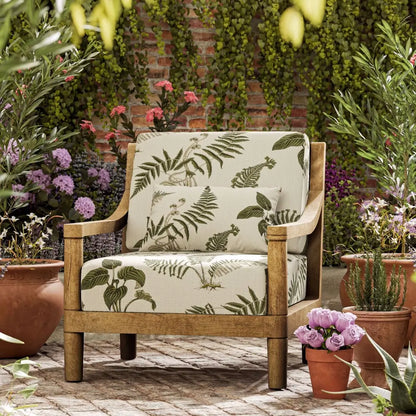 Sanderson Hosta & Fern Indoor Outdoor Olivine