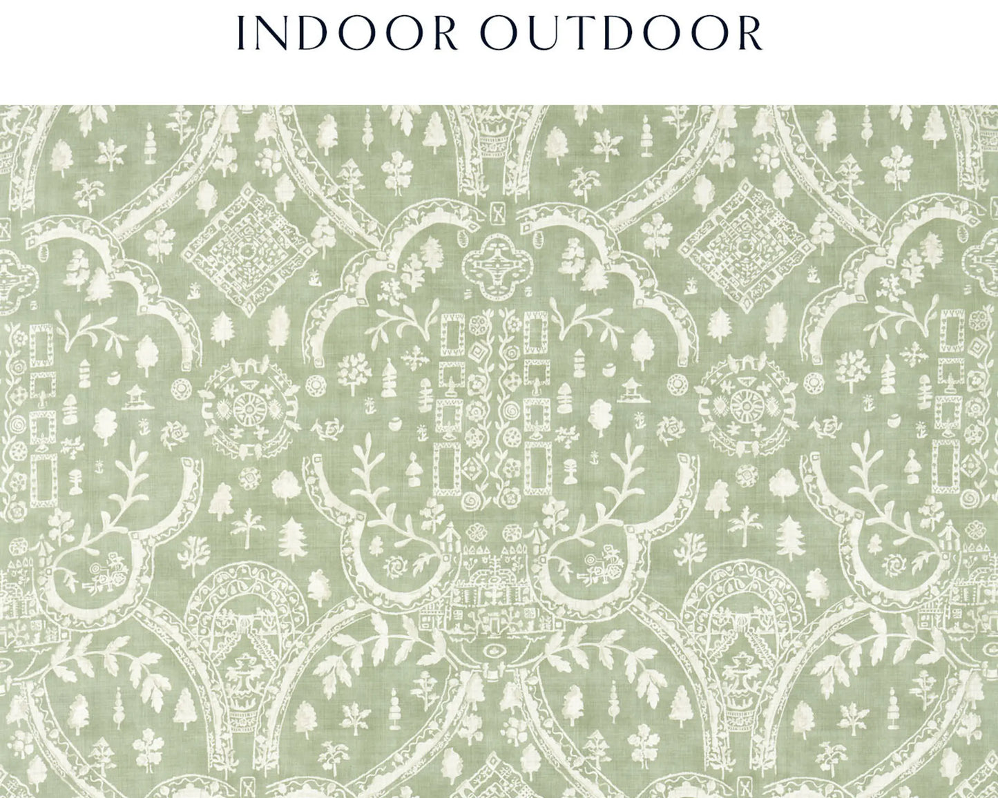 Sanderson Topiary View Indoor Outdoor Thyme