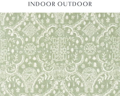 Sanderson Topiary View Indoor Outdoor Thyme