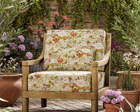 Sanderson Hydrangea & Rose Indoor Outdoor High Tea