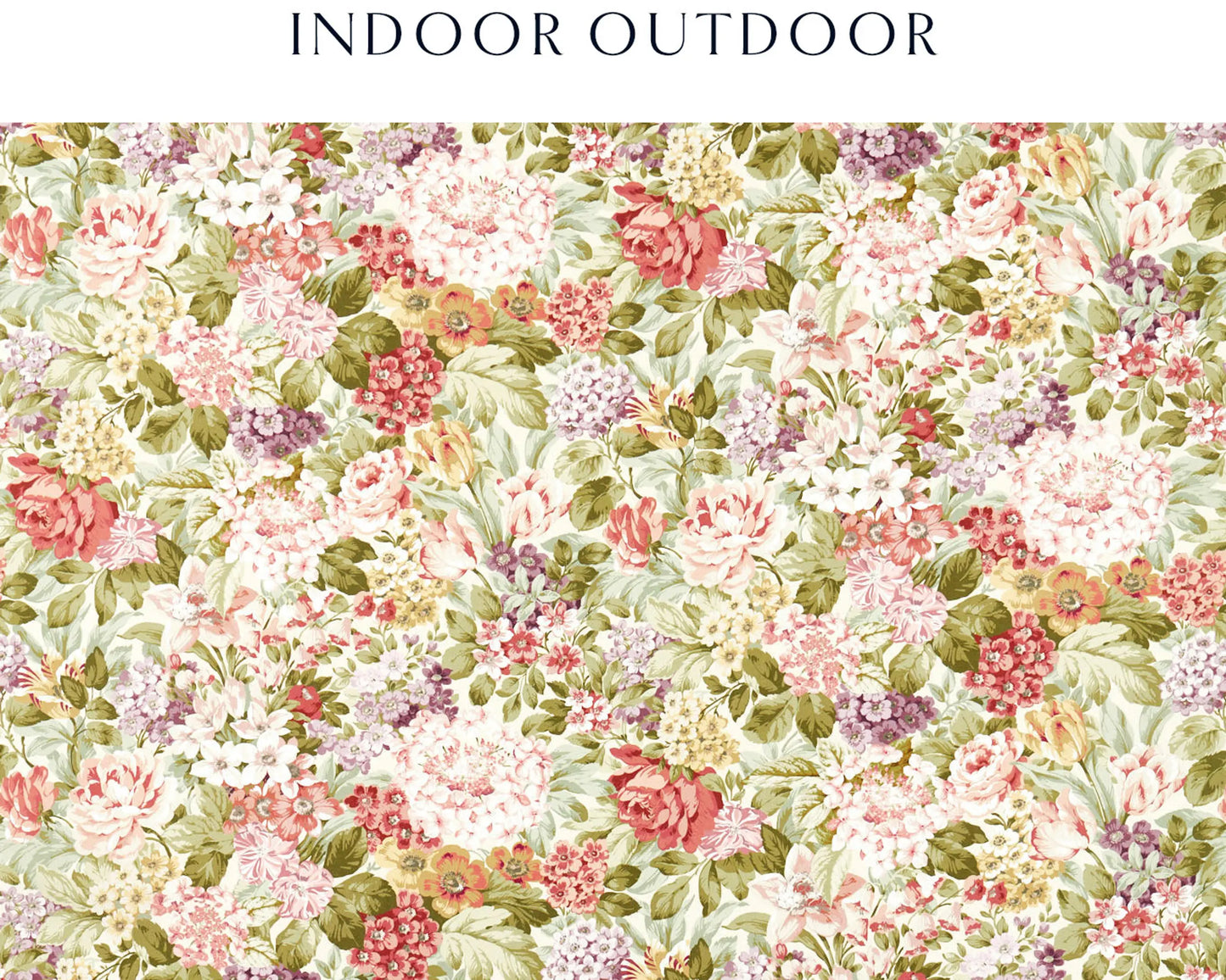Sanderson Hydrangea & Rose Indoor Outdoor High Tea