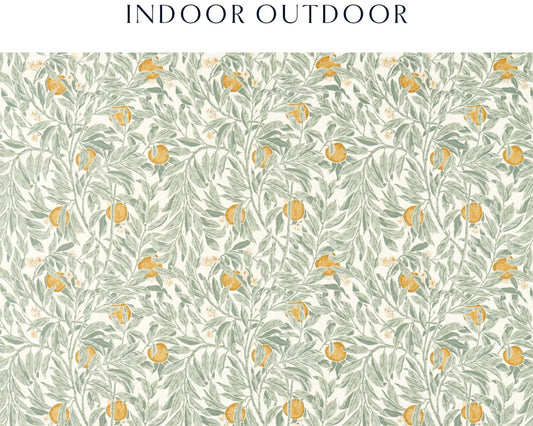 Sanderson Ancient Apple Orchard Indoor Outdoor Golden Knot & Sage