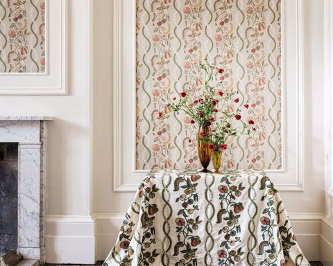 Sanderson Kitchen Garden Embroidery English Quince