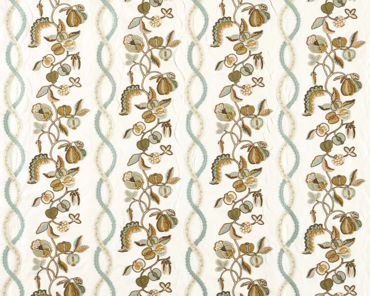 Sanderson Kitchen Garden Embroidery Gloucestershire Pear
