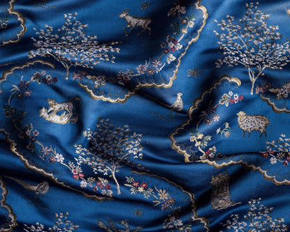 Sanderson Wildflower Meadow Brocade Sapphire