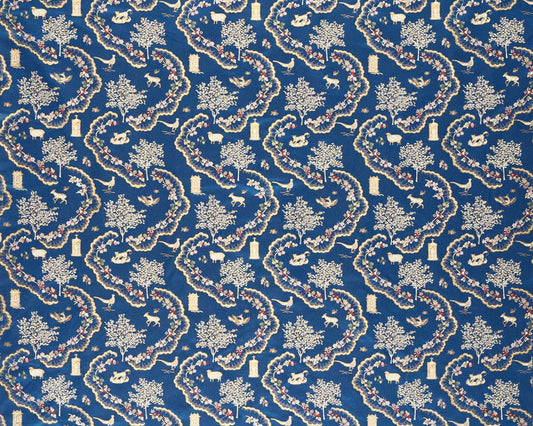 Sanderson Wildflower Meadow Brocade Sapphire